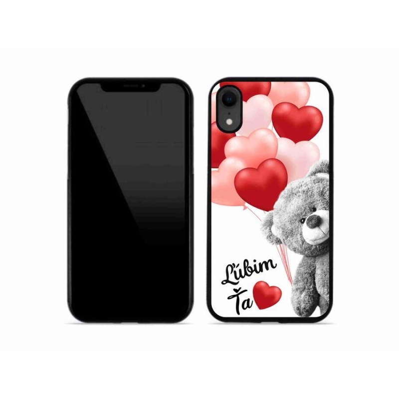 Gelový obal mmCase na mobil iPhone XR - ľúbim ťa sk
