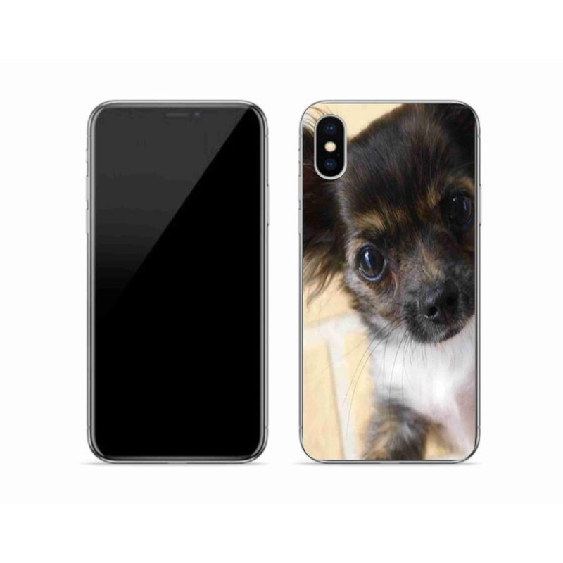 Gelový obal mmCase na mobil iPhone XS - čivava 2