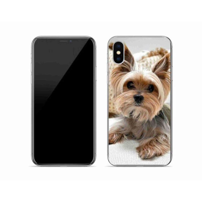Gelový obal mmCase na mobil iPhone XS - jorkšír 5