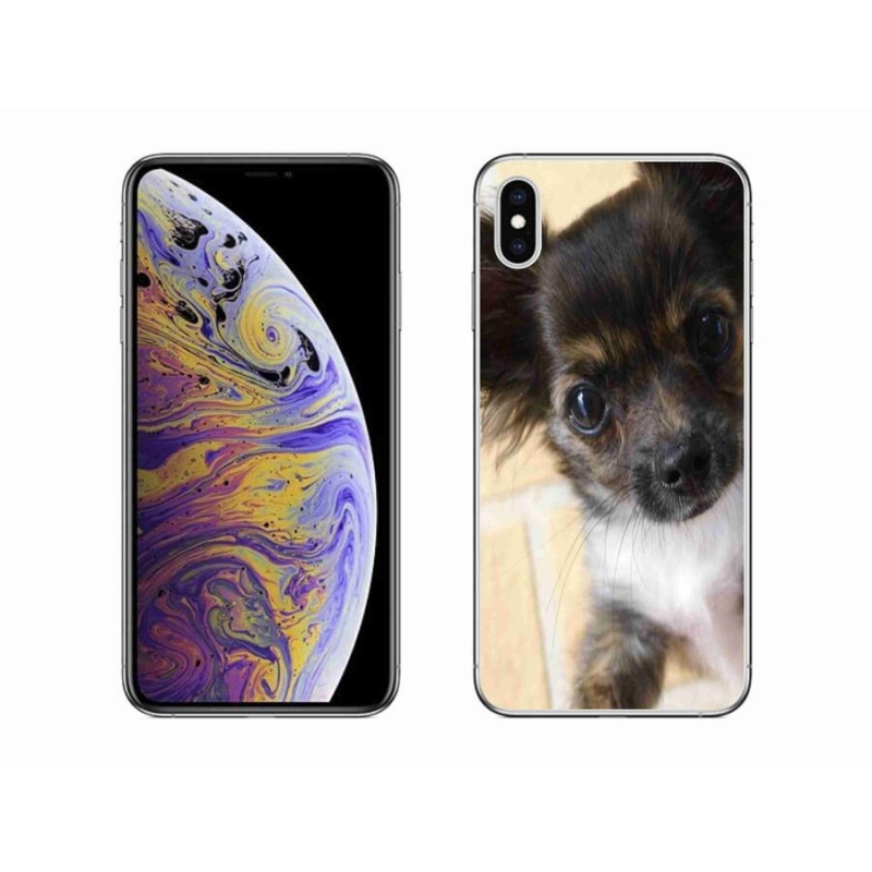 Gelový obal mmCase na mobil iPhone XS Max - čivava 2