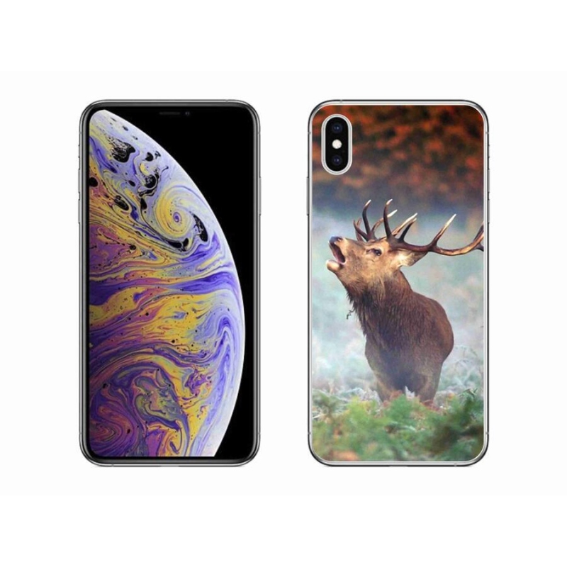Gelový obal mmCase na mobil iPhone XS Max - jelen 2