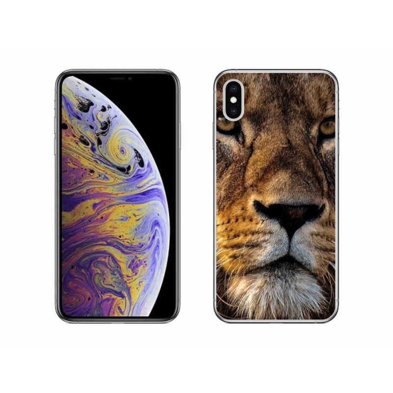 Gelový obal mmCase na mobil iPhone XS Max - lev