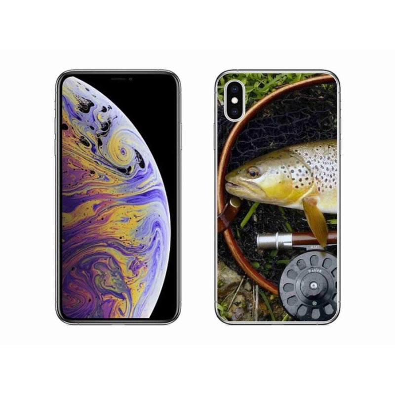 Gelový obal mmCase na mobil iPhone XS Max - pstruh 2