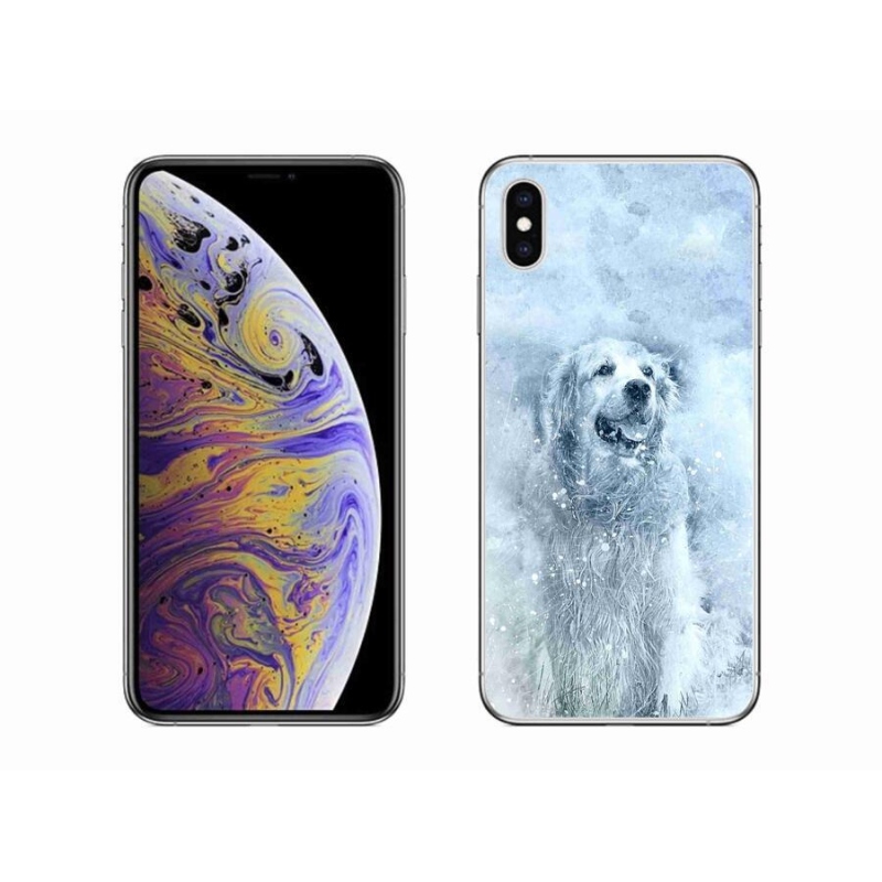 Gelový obal mmCase na mobil iPhone XS Max - retrívr