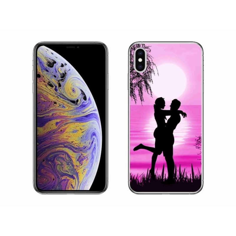 Gelový obal mmCase na mobil iPhone XS Max - západ slunce