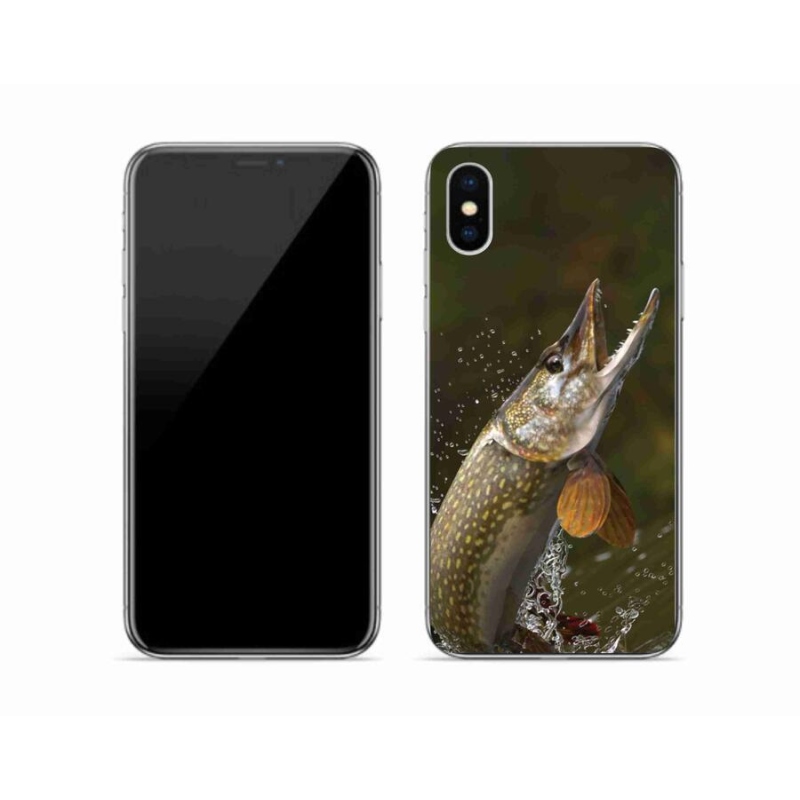 Gelový obal mmCase na mobil iPhone XS - štika