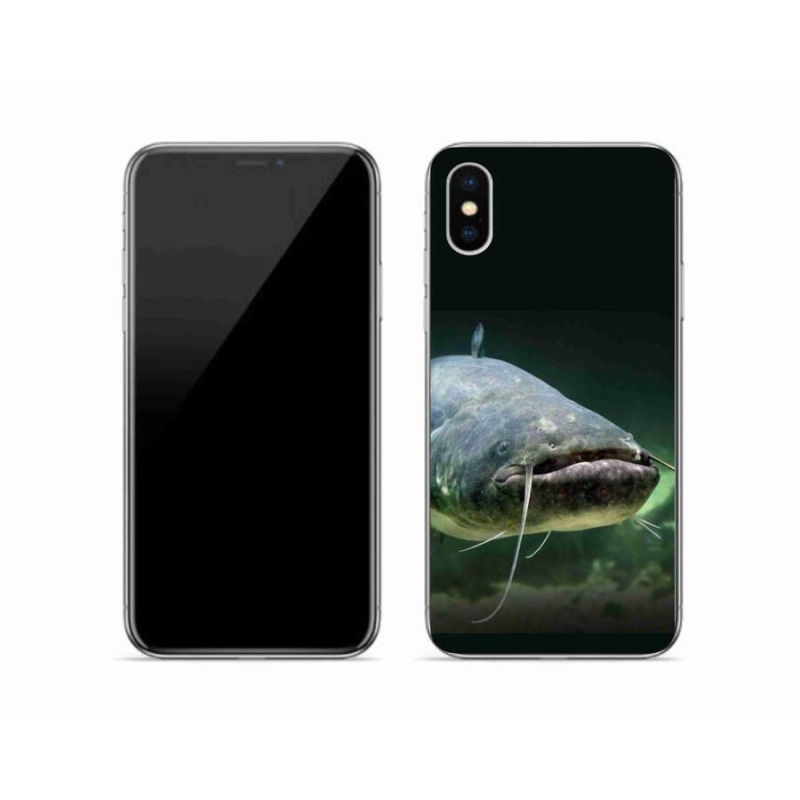 Gelový obal mmCase na mobil iPhone XS - sumec