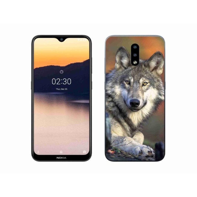 Gelový obal mmCase na mobil Nokia 2.3 - vlk