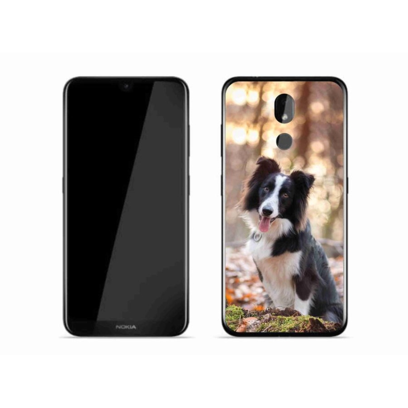 Gelový obal mmCase na mobil Nokia 3.2 - border kolie 1