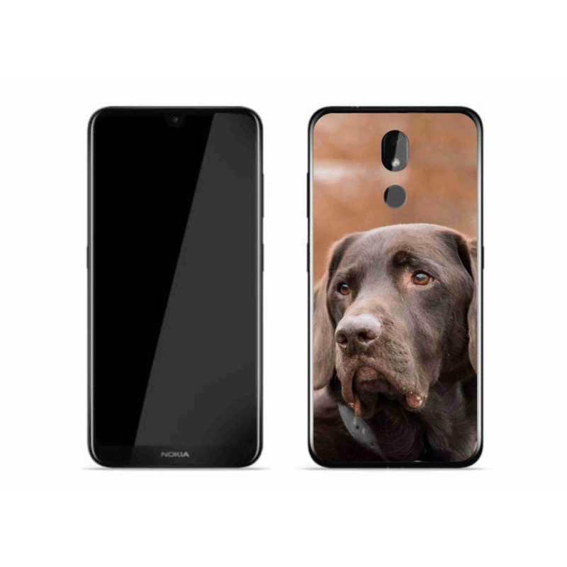 Gelový obal mmCase na mobil Nokia 3.2 - hnědý labrador