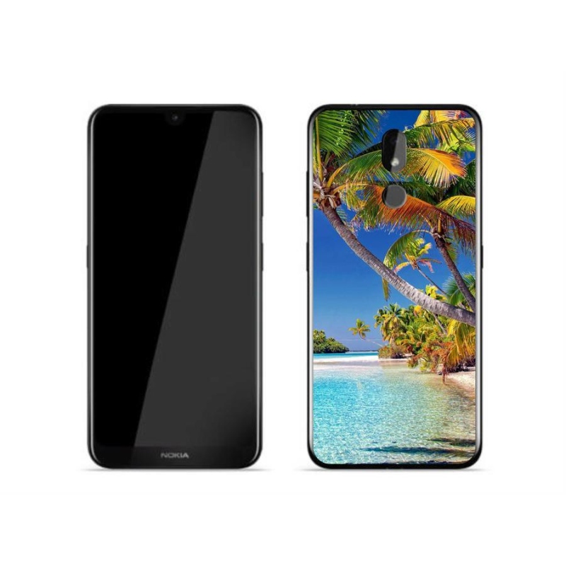 Gelový obal mmCase na mobil Nokia 3.2 - mořská pláž