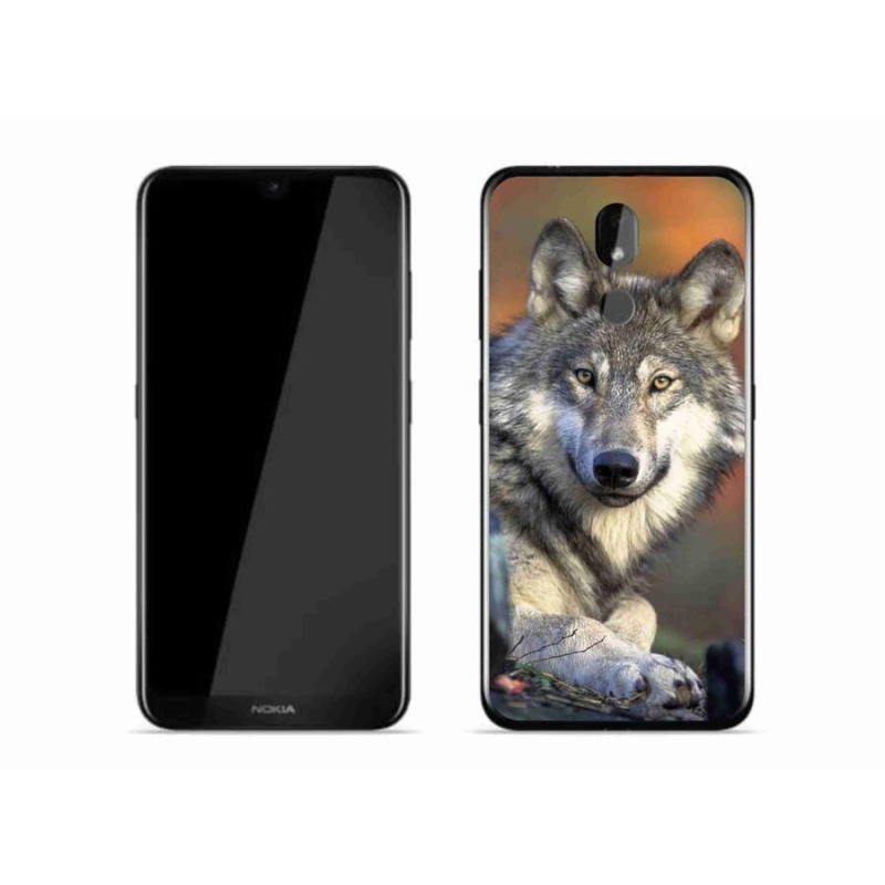 Gelový obal mmCase na mobil Nokia 3.2 - vlk
