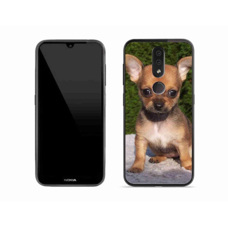 Gelový obal mmCase na mobil Nokia 4.2 - čivava 3
