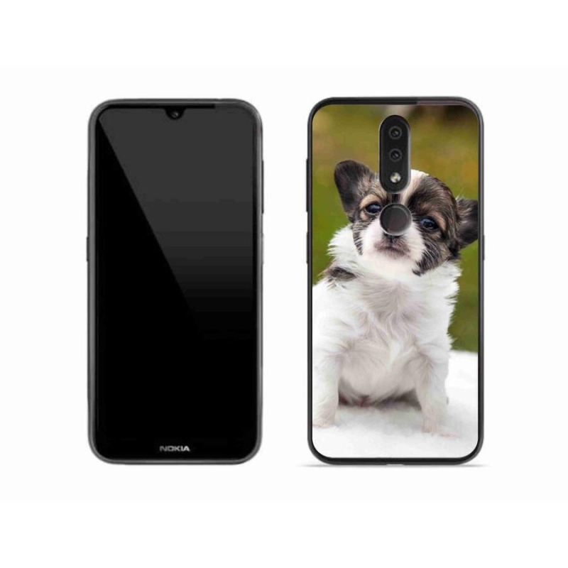 Gelový obal mmCase na mobil Nokia 4.2 - čivava 4