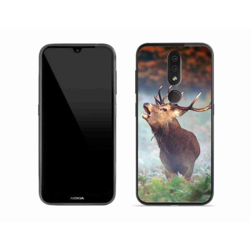 Gelový obal mmCase na mobil Nokia 4.2 - jelen 2