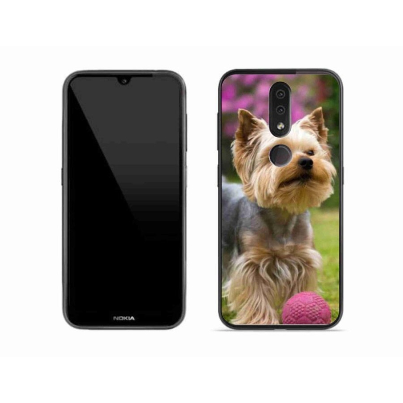 Gelový obal mmCase na mobil Nokia 4.2 - jorkšír 4
