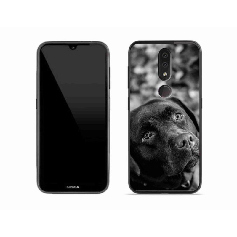 Gelový obal mmCase na mobil Nokia 4.2 - labrador