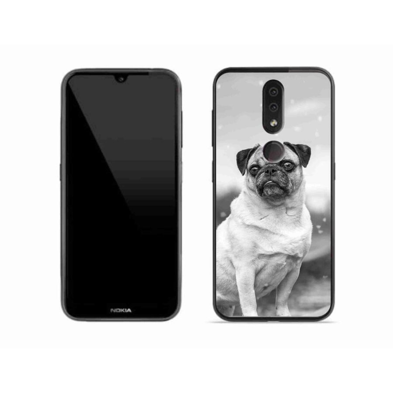 Gelový obal mmCase na mobil Nokia 4.2 - mops