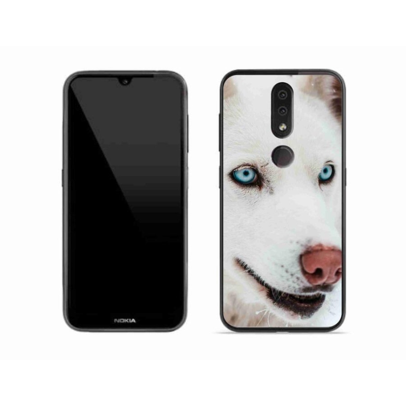 Gelový obal mmCase na mobil Nokia 4.2 - psí pohled