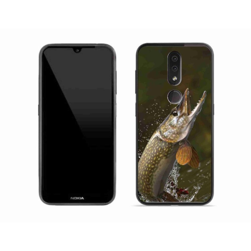 Gelový obal mmCase na mobil Nokia 4.2 - štika