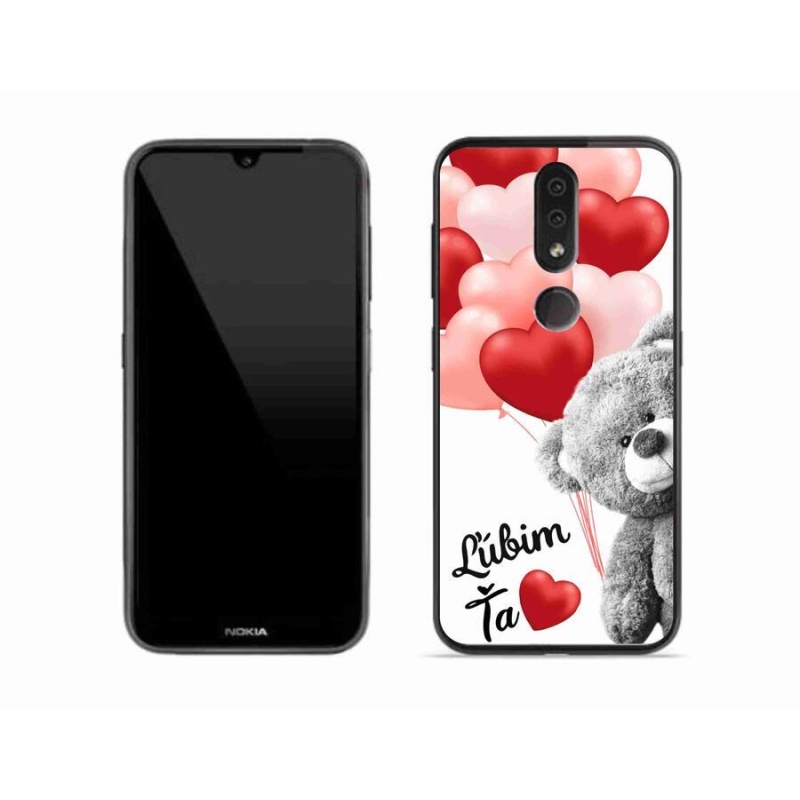 Gelový obal mmCase na mobil Nokia 4.2 - ľúbim ťa sk
