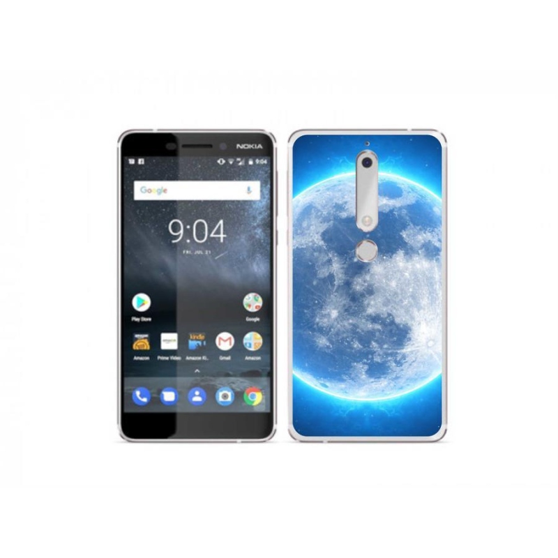 Gelový obal mmCase na mobil Nokia 6.1 - zeměkoule