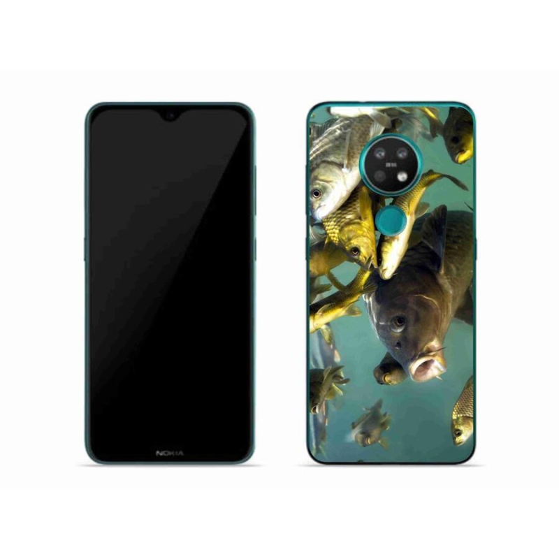 Gelový obal mmCase na mobil Nokia 6.2 - hejno ryb