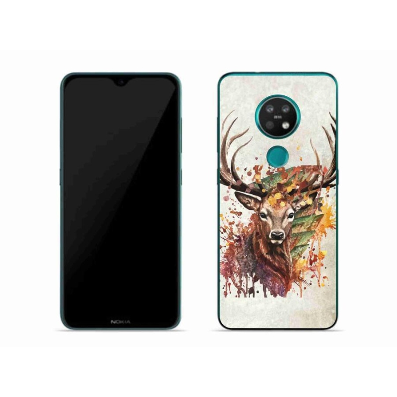 Gelový obal mmCase na mobil Nokia 6.2 - jelen 1