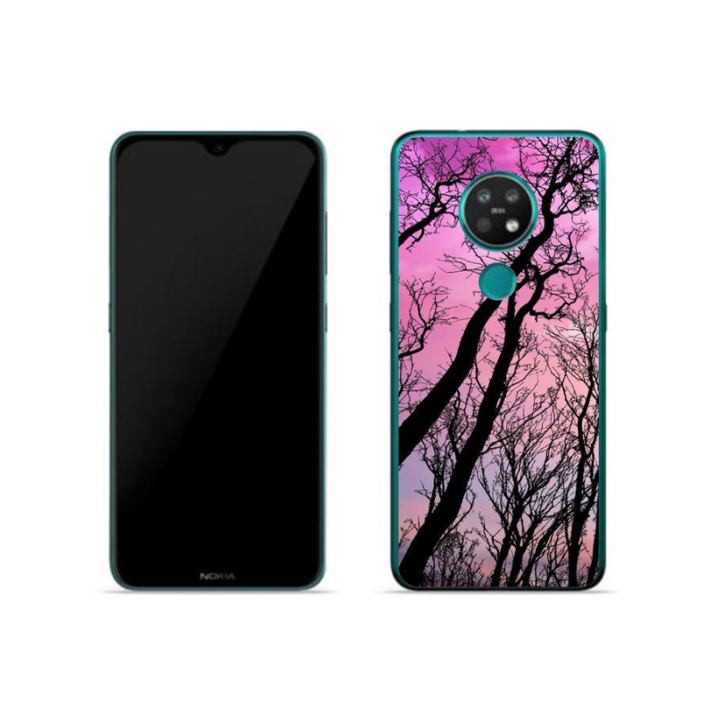 Gelový obal mmCase na mobil Nokia 6.2 - opadané stromy