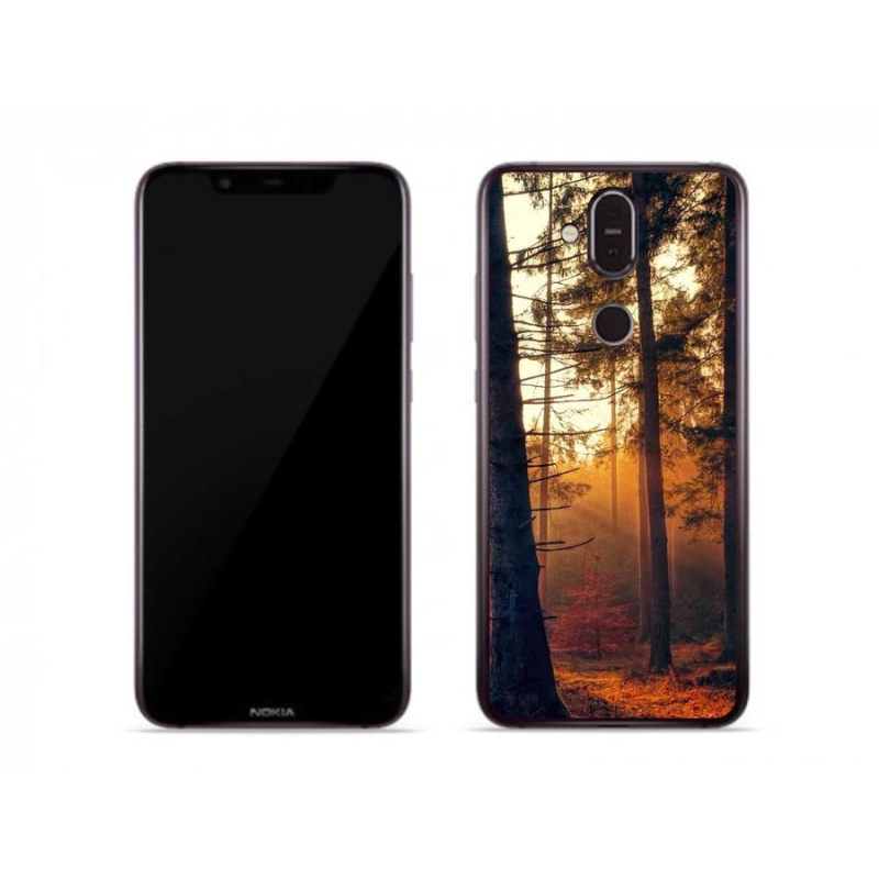 Gelový obal mmCase na mobil Nokia 7.1 Plus - les