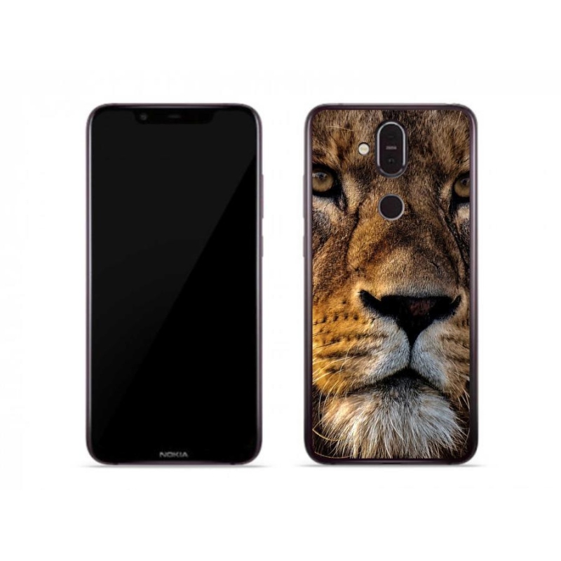 Gelový obal mmCase na mobil Nokia 7.1 Plus - lev