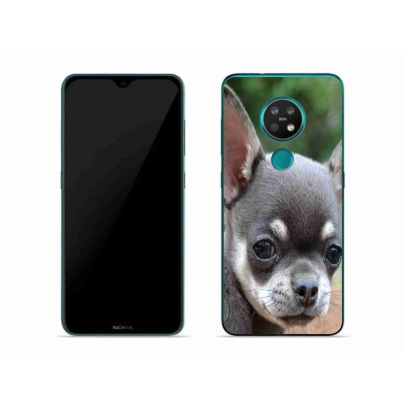 Gelový obal mmCase na mobil Nokia 7.2 - čivava