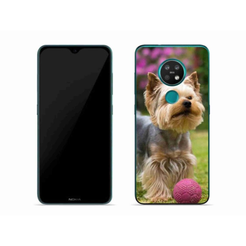 Gelový obal mmCase na mobil Nokia 7.2 - jorkšír 4