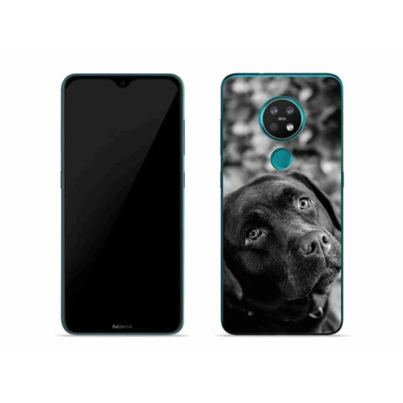 Gelový obal mmCase na mobil Nokia 7.2 - labrador