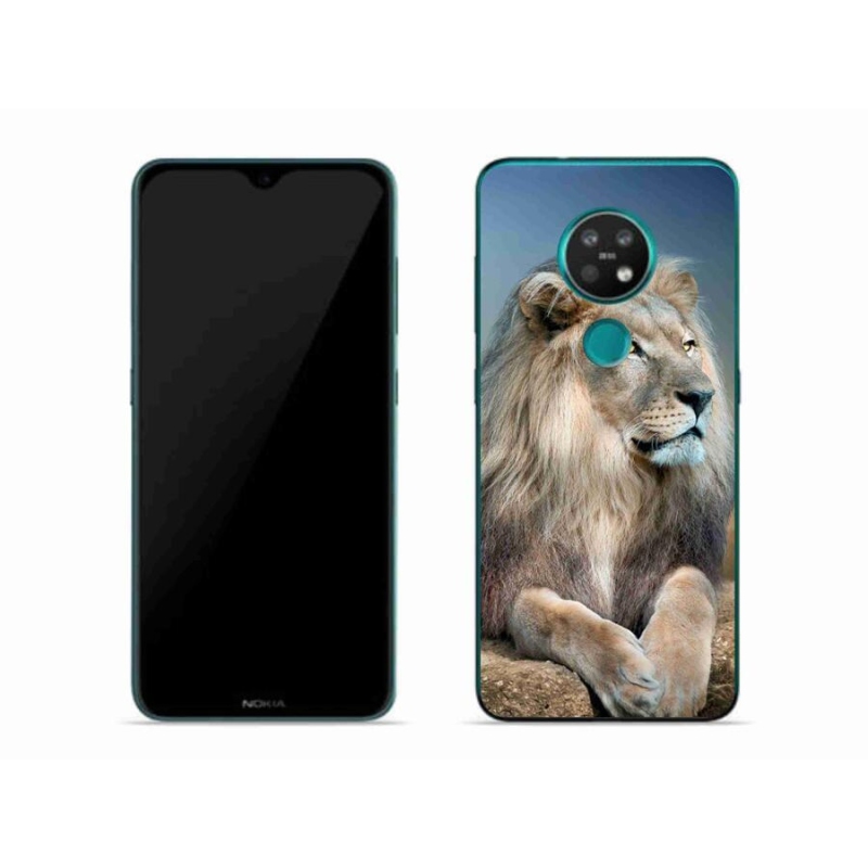 Gelový obal mmCase na mobil Nokia 7.2 - lev 1