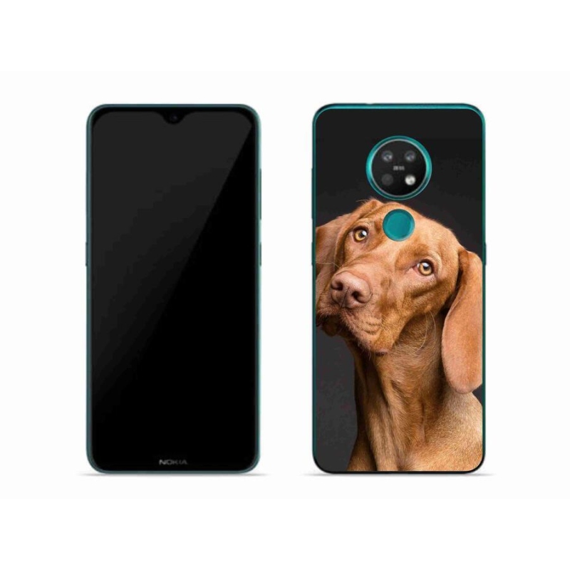 Gelový obal mmCase na mobil Nokia 7.2 - maďarský ohař