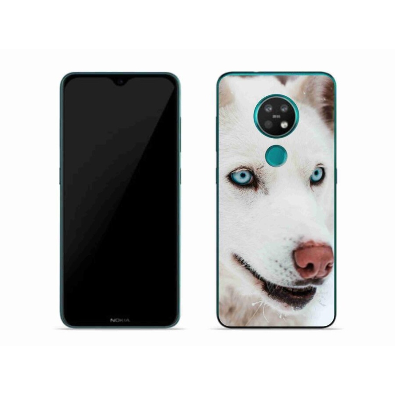 Gelový obal mmCase na mobil Nokia 7.2 - psí pohled