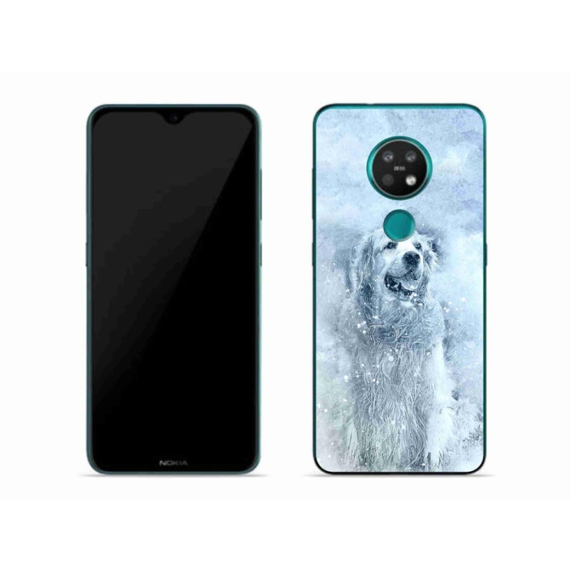 Gelový obal mmCase na mobil Nokia 7.2 - retrívr