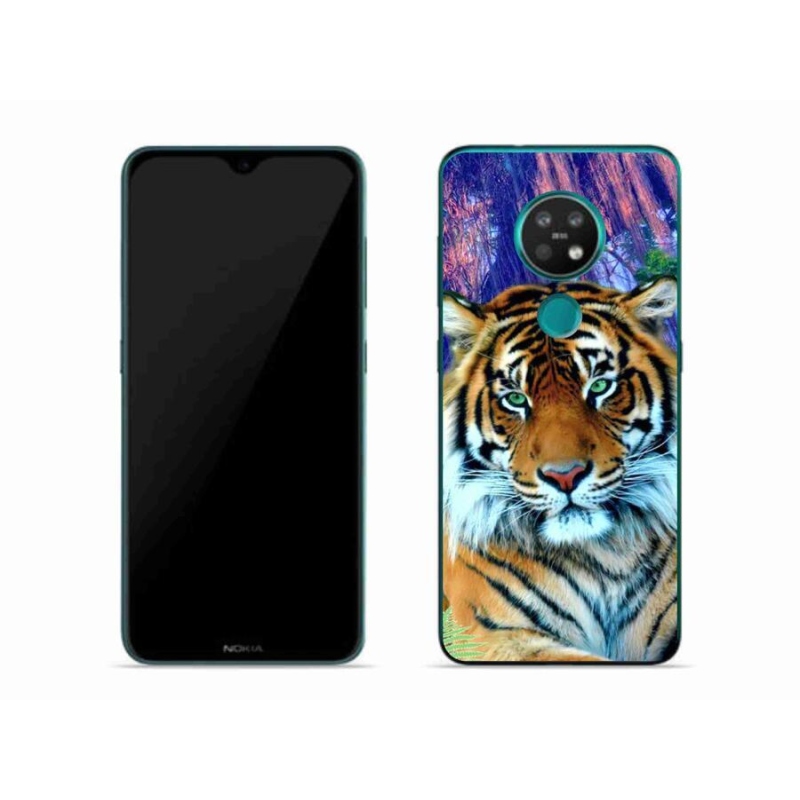 Gelový obal mmCase na mobil Nokia 7.2 - tygr