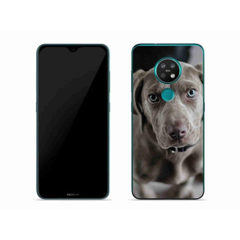 Gelový obal mmCase na mobil Nokia 7.2 - výmarský ohař