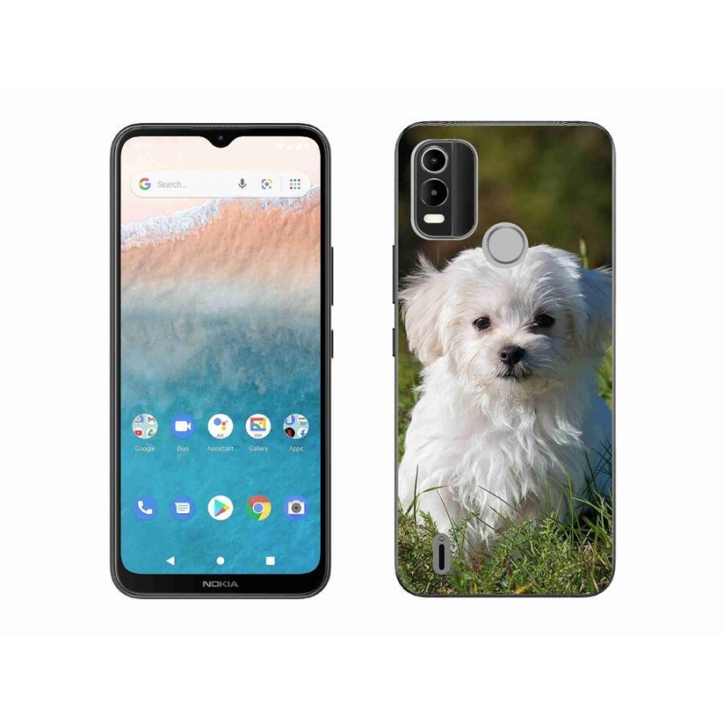 Gelový obal mmCase na mobil Nokia C21 Plus - bišonek