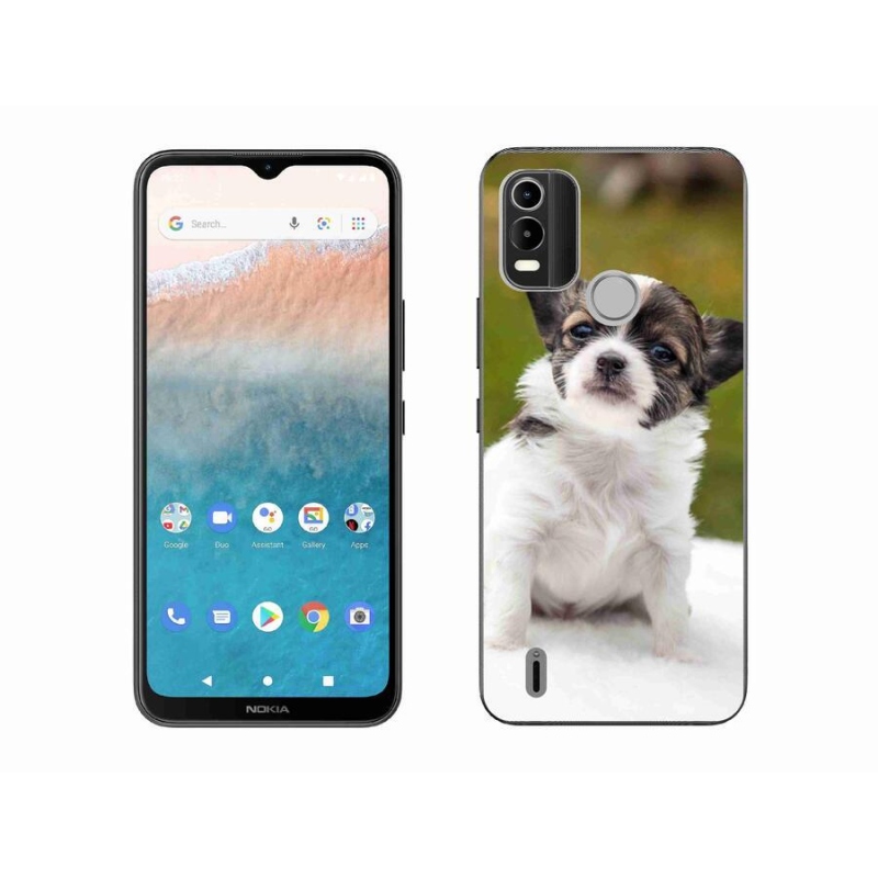 Gelový obal mmCase na mobil Nokia C21 Plus - čivava 4