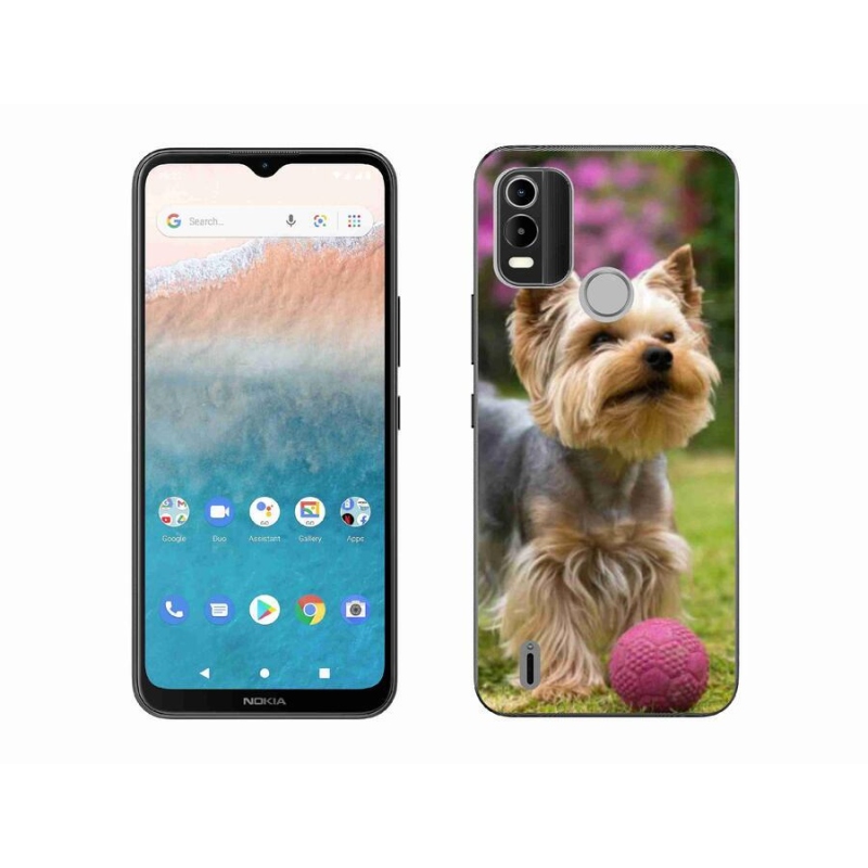 Gelový obal mmCase na mobil Nokia C21 Plus - jorkšír 4