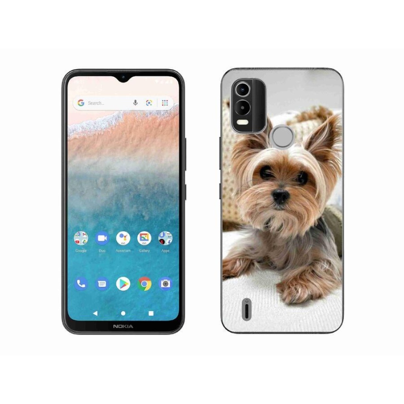 Gelový obal mmCase na mobil Nokia C21 Plus - jorkšír 5