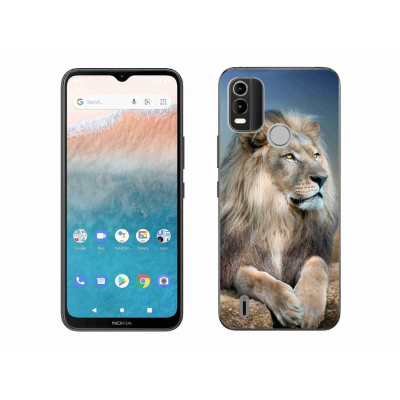 Gelový obal mmCase na mobil Nokia C21 Plus - lev 1