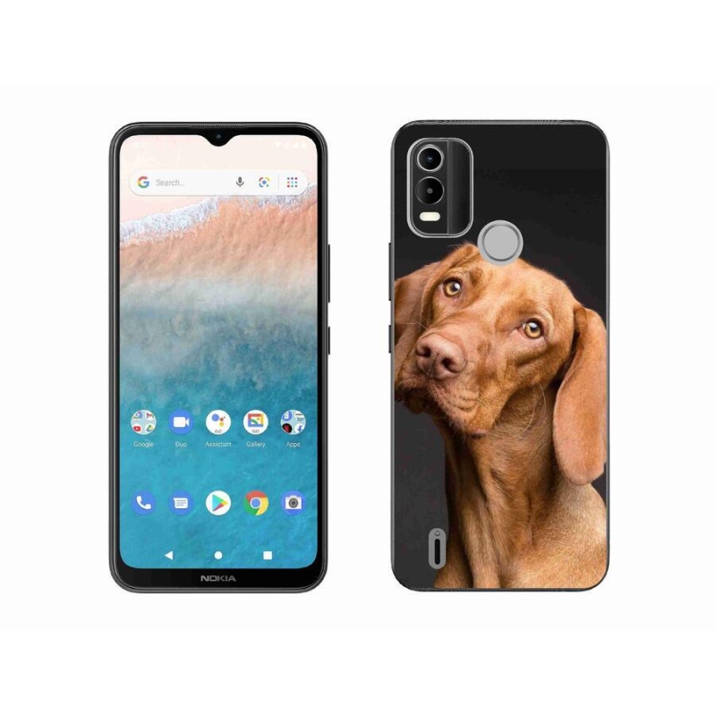Gelový obal mmCase na mobil Nokia C21 Plus - maďarský ohař