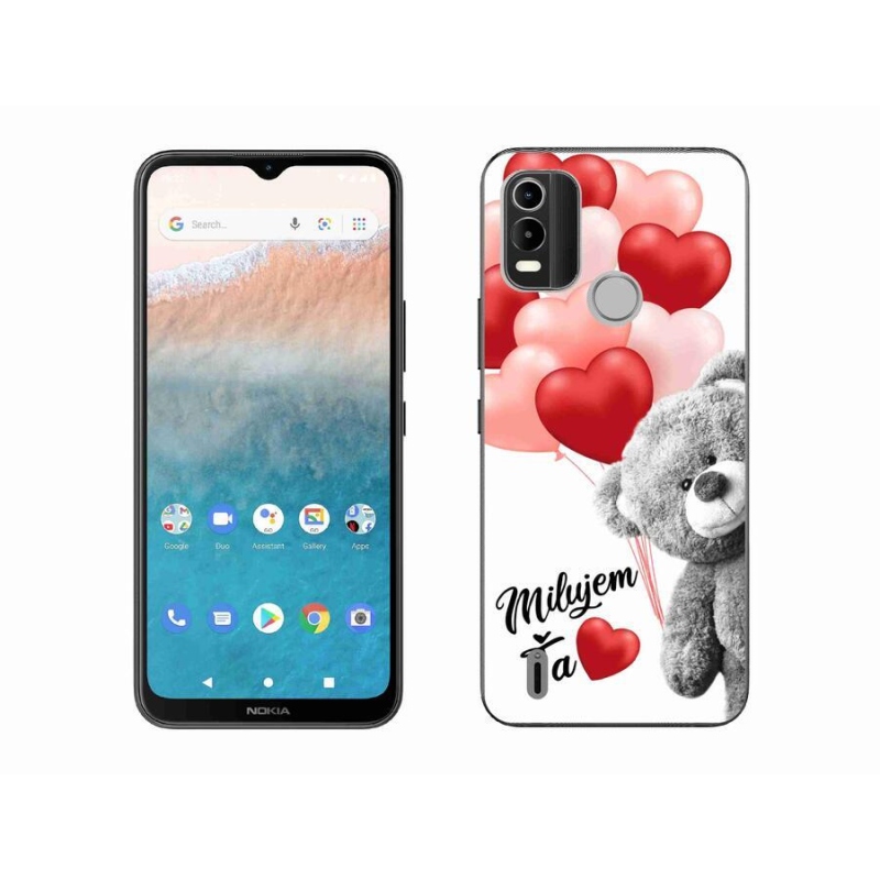 Gelový obal mmCase na mobil Nokia C21 Plus - milujem Ťa sk