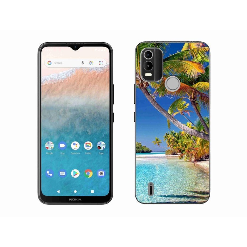 Gelový obal mmCase na mobil Nokia C21 Plus - mořská pláž