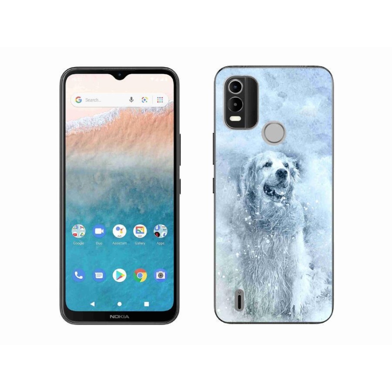 Gelový obal mmCase na mobil Nokia C21 Plus - retrívr