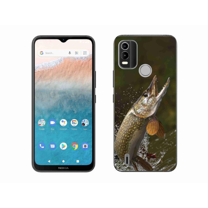 Gelový obal mmCase na mobil Nokia C21 Plus - štika